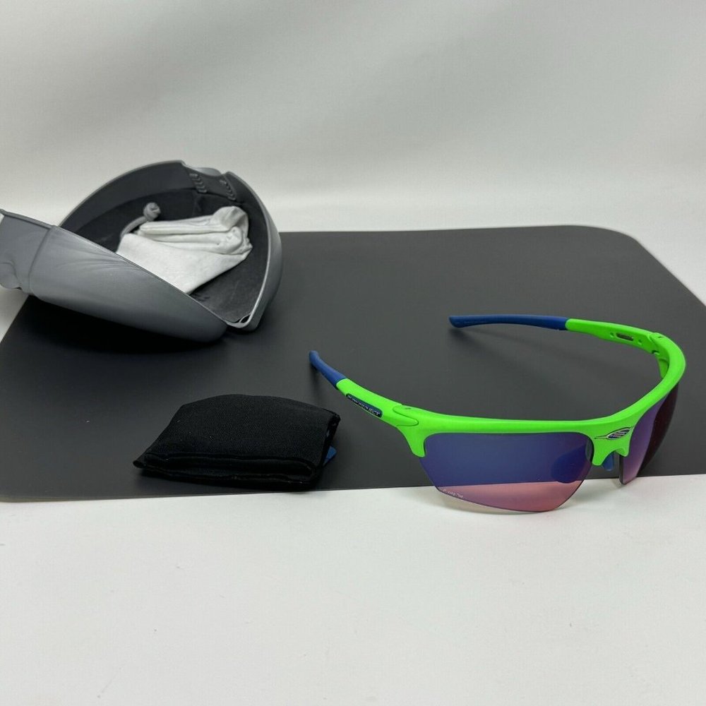 Rudy Project Glasses Noyz, Green Sp  04 - 18 Sunglasses 2 Sets Of Lenses Rare